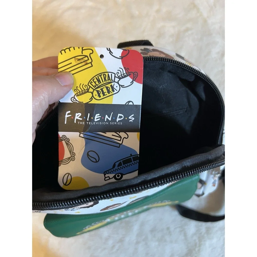 Friends TV Series Show Central Perk Coffee Shop Faux Leather Mini Backpack